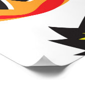 ジャズミュージシャン – アイコンを設定。白い背景で孤立 ポスター (角)
