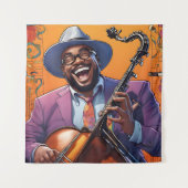 ジャズミュージシャン タペストリー (正面)