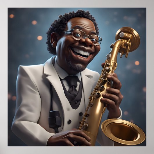 ジャズミュージシャン ポスター (正面)