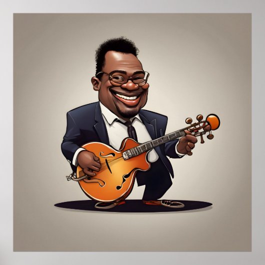 ジャズミュージシャン ポスター (正面)