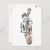 ジャズミュージシャン ポストカード (正面/裏面)