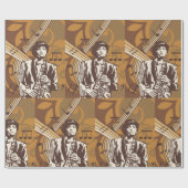 ジャズミュージシャン ラッピングペーパー (フラット)