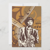 ジャズミュージシャン 招待状 (正面)