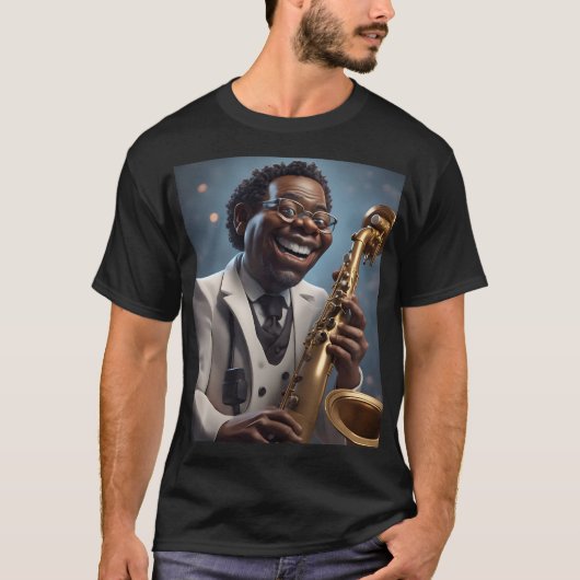 ジャズミュージシャン Tシャツ (正面)