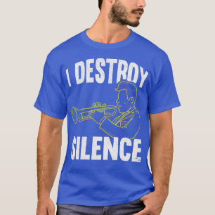 ジャズミュージックおもしろいトランピーター引用文トランペット Tシャツ
