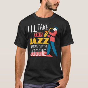 ジャズミュージックジャズミュージシャン Tシャツ