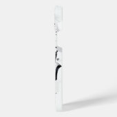 ジャズミュージックバンドサクソフォンプレイヤーミュージシャン iPhoneケース (左側面)