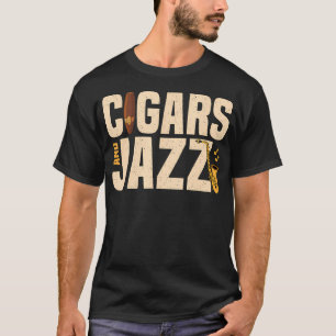 ジャズミュージックミュージシャンジャズバンドトランペットジャズダンス Tシャツ