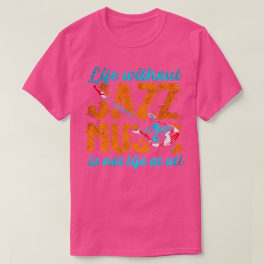 ジャズミュージック10 Tシャツ (デザイン正面)