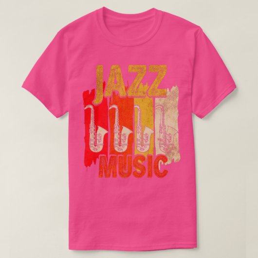 ジャズミュージック15 Tシャツ (デザイン正面)