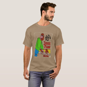 ジャズミュージック、ピアノプレーヤー2018 Tシャツ
