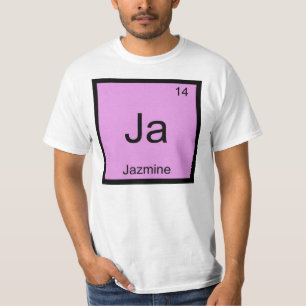ジャズミン 元素名 周期表 Tシャツ
