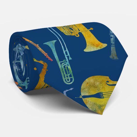 ジャズメドレー ネクタイ (ロール)