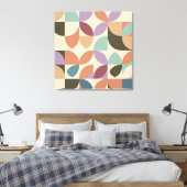 ジャズモダン抽象芸術幾何学模様 キャンバスプリント (インサイチュ (寝室))