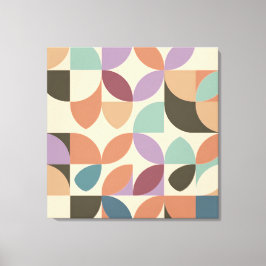 ジャズモダン抽象芸術幾何学模様 キャンバスプリント
