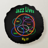 ジャズライフラウンド装飾用クッション ラウンドクッション (裏面)