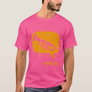 ジャズラバーマーチングバンドトランピーターギフトトランペット Tシャツ