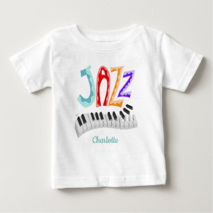 ジャズレタリング ベビーTシャツ