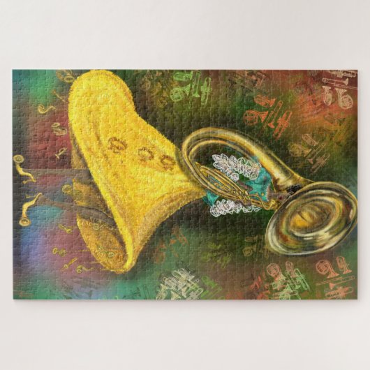 ジャズレディトゥバプレーヤーダンスミュージックソウルソウルサウンド ジグソーパズル (横)