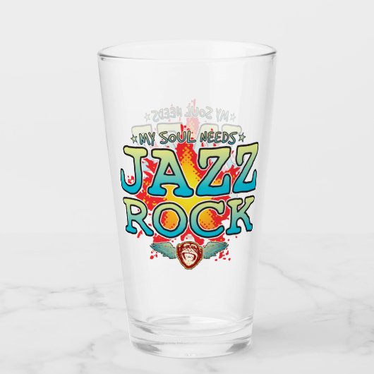 ジャズロックソウルガラスタンブラー タンブラーグラス (正面)