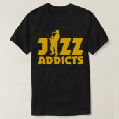 ジャズ中毒 Tシャツ (デザイン正面)