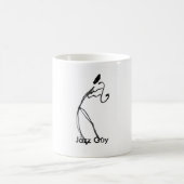 ジャズ人のカスタマイズ可能なマグ コーヒーマグカップ (中央)