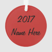 ジャズ及びタップのチームオーナメントのアクリル オーナメント (裏面)