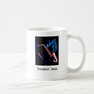 ジャズ収穫されるちょうどSmokin Smokinジャズ コーヒーマグカップ