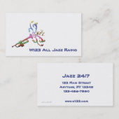 ジャズ名刺 名刺 (正面/裏面)