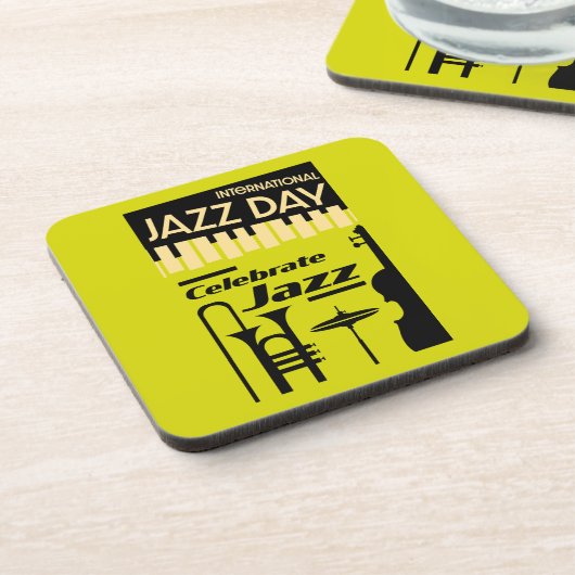 ジャズ国際的の日4月30日 コースター (左側)