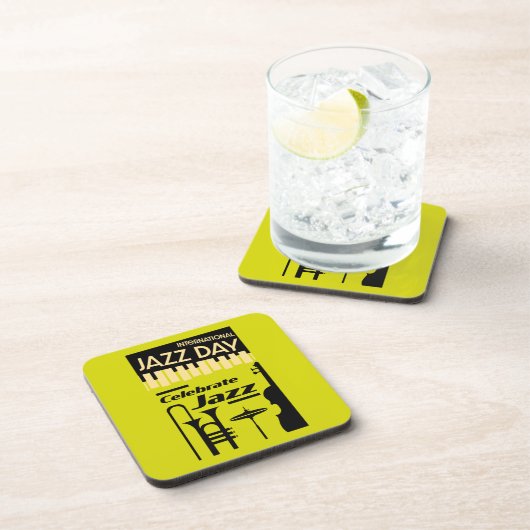 ジャズ国際的の日4月30日 コースター (右側)