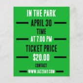 ジャズ国際的の日4月30日 チラシ (裏面)