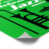 ジャズ国際的の日4月30日 ポスター (角)