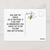 ジャズ国際的鑑賞 ポストカード (裏面)