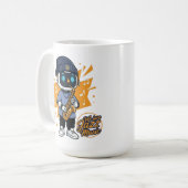 ジャズ大好き コーヒーマグカップ (正面左)