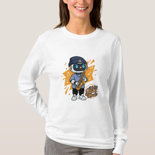 ジャズ大好き Tシャツ (正面)