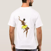 ジャズ女性 Tシャツ (裏面)