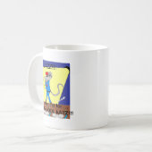 ジャズ恋人のデザイン コーヒーマグカップ (正面左)