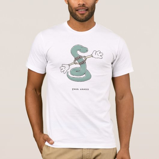 ジャズ手 Tシャツ (正面)
