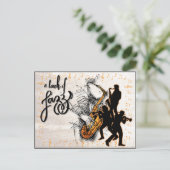 ジャズ時代を超越した雰囲気のTouch ポストカード (スタンド正面)