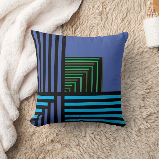 ジャズ時代、朝» クッション (ブランケット)