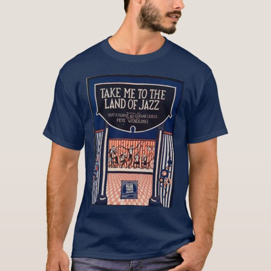 ジャズ熱狂者のTシャツ Tシャツ (正面)