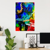 ジャズ爆発ポスター ポスター (ホームオフィス)