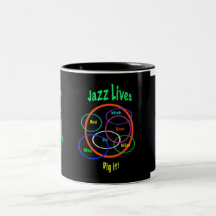 ジャズ生命 ツートーンマグカップ