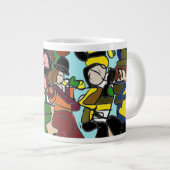 ジャズ秋のコーヒー ジャンボコーヒーマグカップ (正面右)