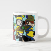 ジャズ秋のコーヒー ジャンボコーヒーマグカップ (右)