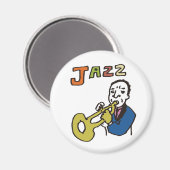 ジャズ親父 マグネット (正面/裏面)