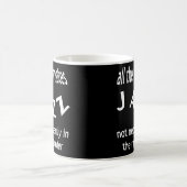 ジャズ遊は秩序ではなく正しい音符だ コーヒーマグカップ (中央)