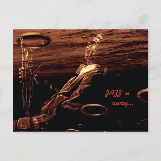 ジャズ遠くに... ポストカード (正面)
