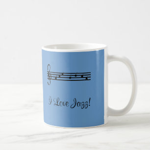 ジャズ音楽が大好き コーヒーマグカップ